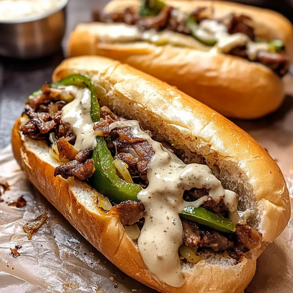 Veganer Philly-Cheesesteak mit Seitan – köstliches Comfort Food