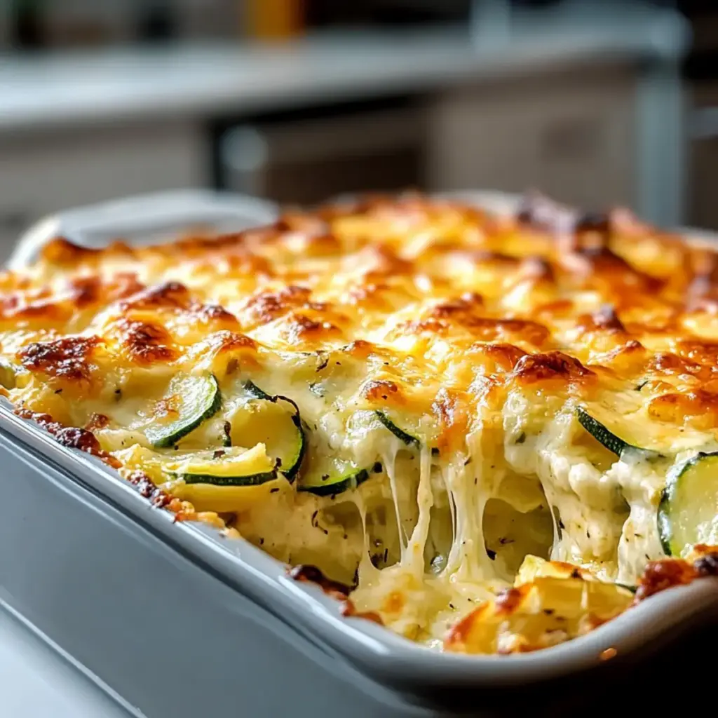 Bester käsiger Zucchini-Lauch-Auflauf – Einfache, köstliche Familienliebe