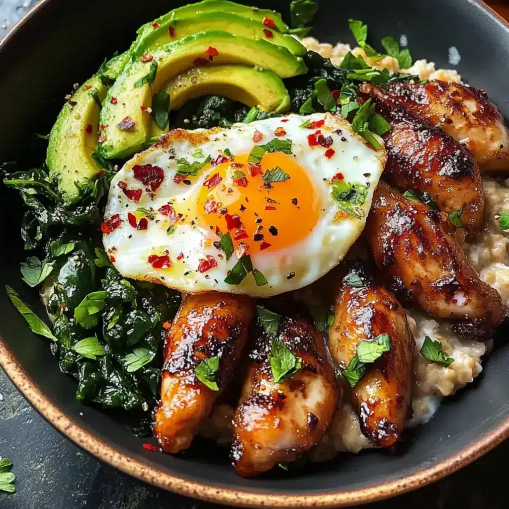 Savory Oatmeal mit Pochiertem Ei – Die perfekte gesunde Bowl