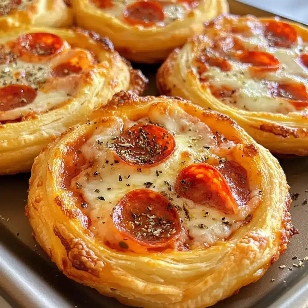 Blätterteig-Pizza-Rädchen – Das perfekte Party-Appetizer