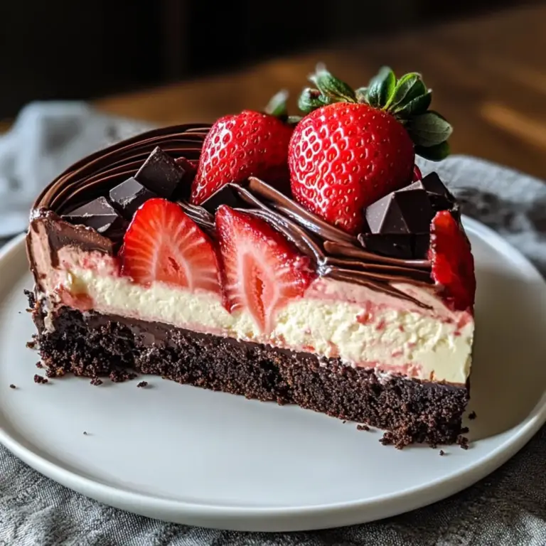 Schokoladen-Erdbeer-Drehkäsekuchen für besondere Anlässe – GourmetIdeen