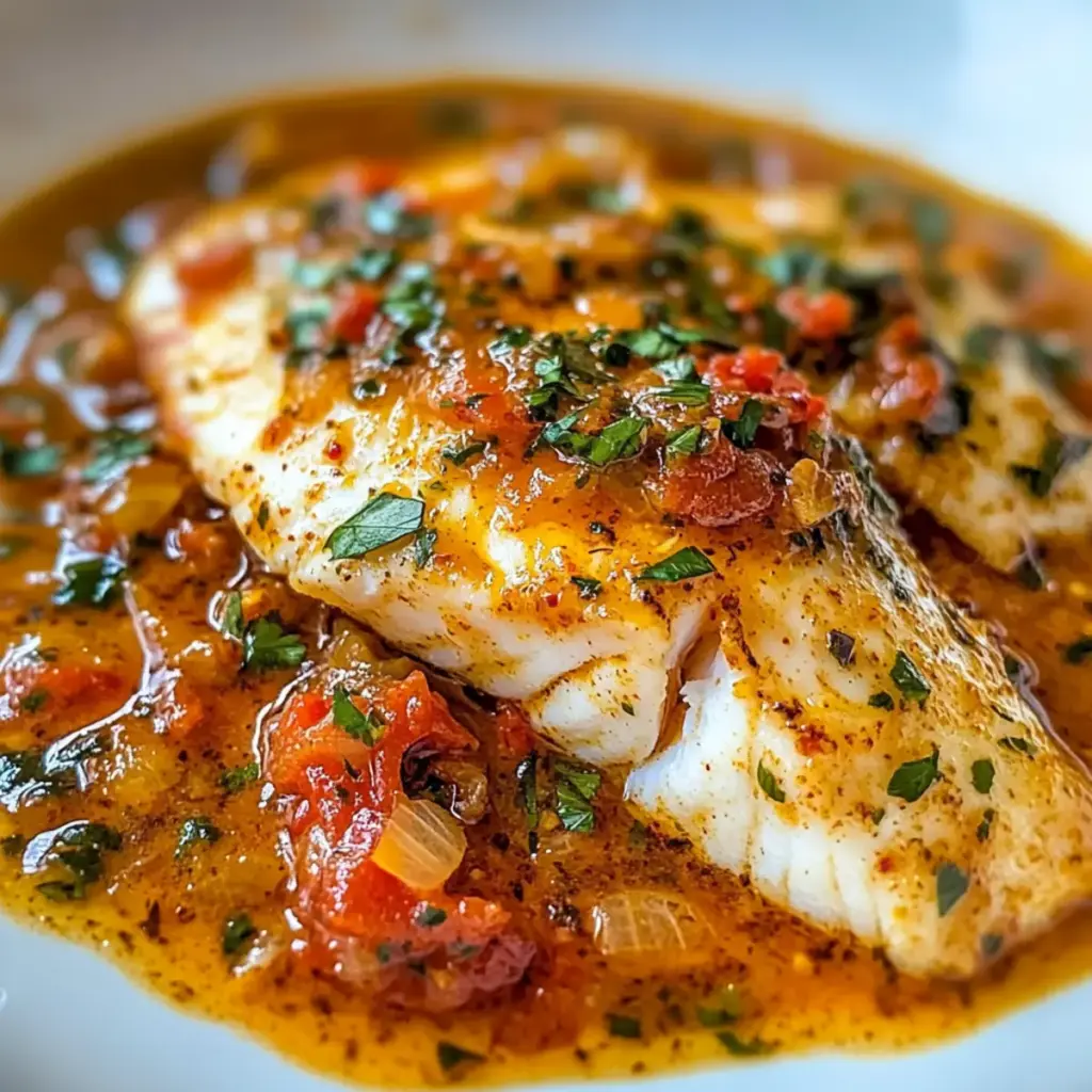 Geschmackvoller Tilapia in gerösteter Paprikasauce – einfach und lecker