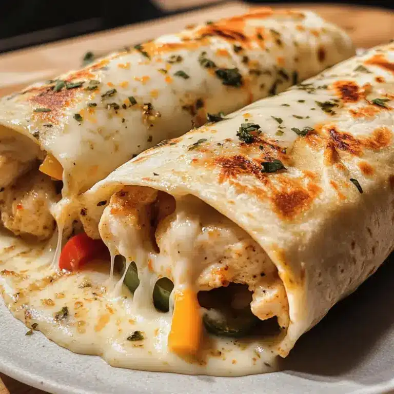 Käse Knoblauch Hähnchen Wraps Rezept – Der perfekte Genuss