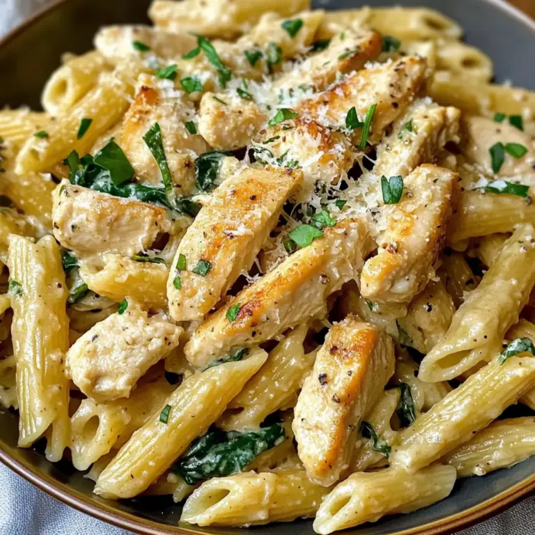Gesunde Knoblauch Parmesan Hühnchen Pasta – einfach und köstlich