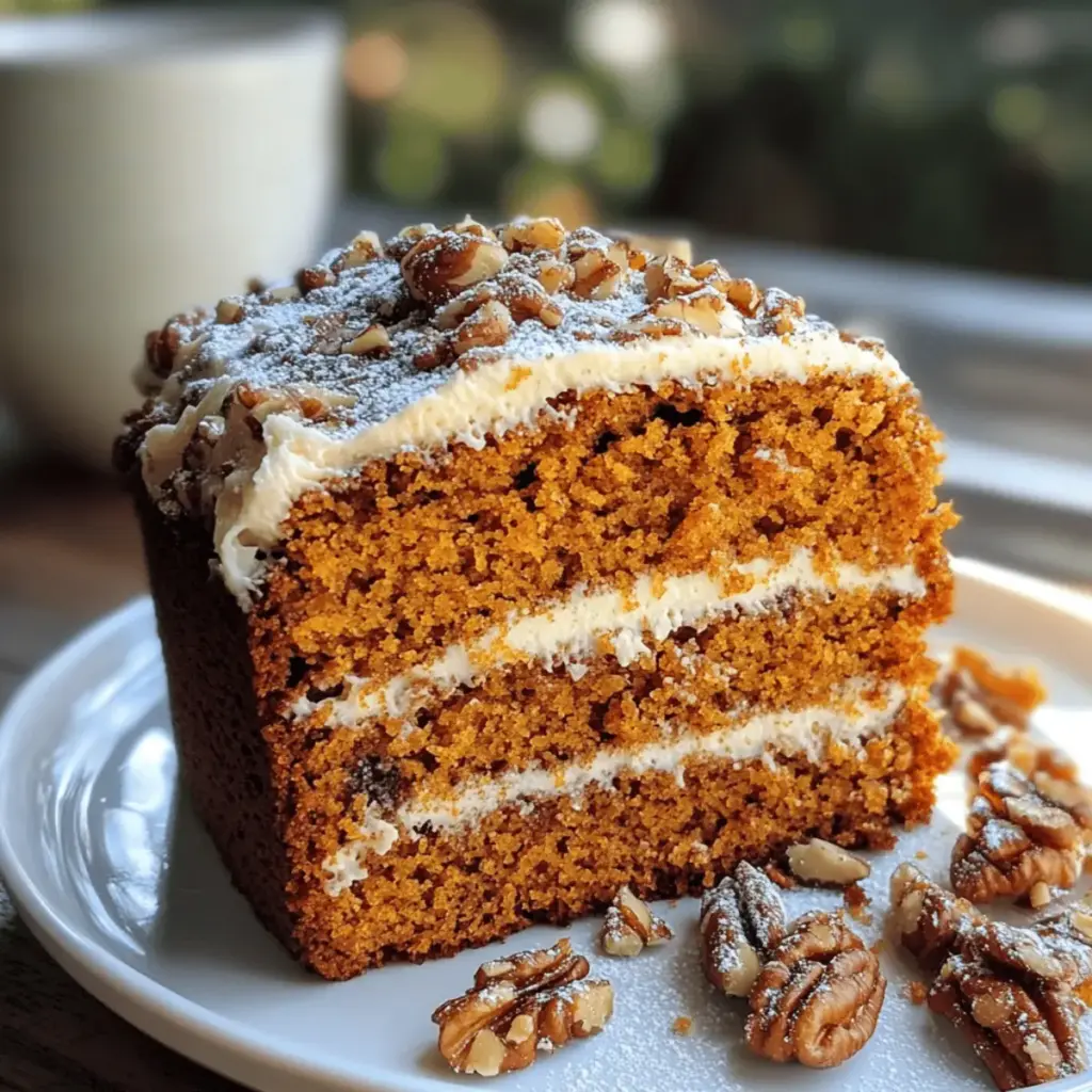 Saftiger Kürbiskuchen mit Walnüssen und Zimt – Ein Herbsttraum