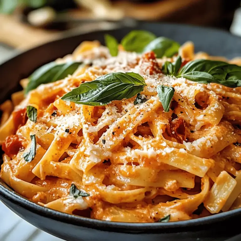Cremige Tomate Ricotta Nudeln für schnelle Genussmomente
