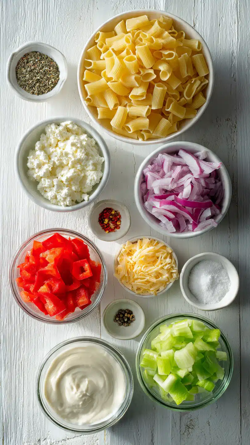 Cheddar Sauerrahm Nudelsalat: Die ultimative Sommerbeilage 4 Cheddar Sauerrahm Nudelsalat: Die ultimative Sommerbeilage