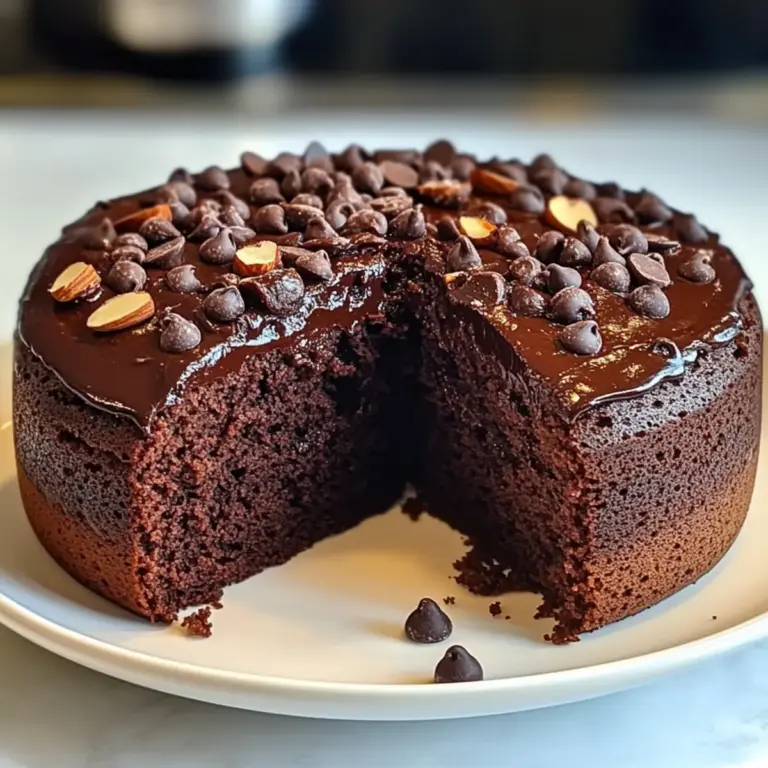 Ultra Feuchter Schokoladenmandel-Joghurtkuchen – Guilt-Free Genuss