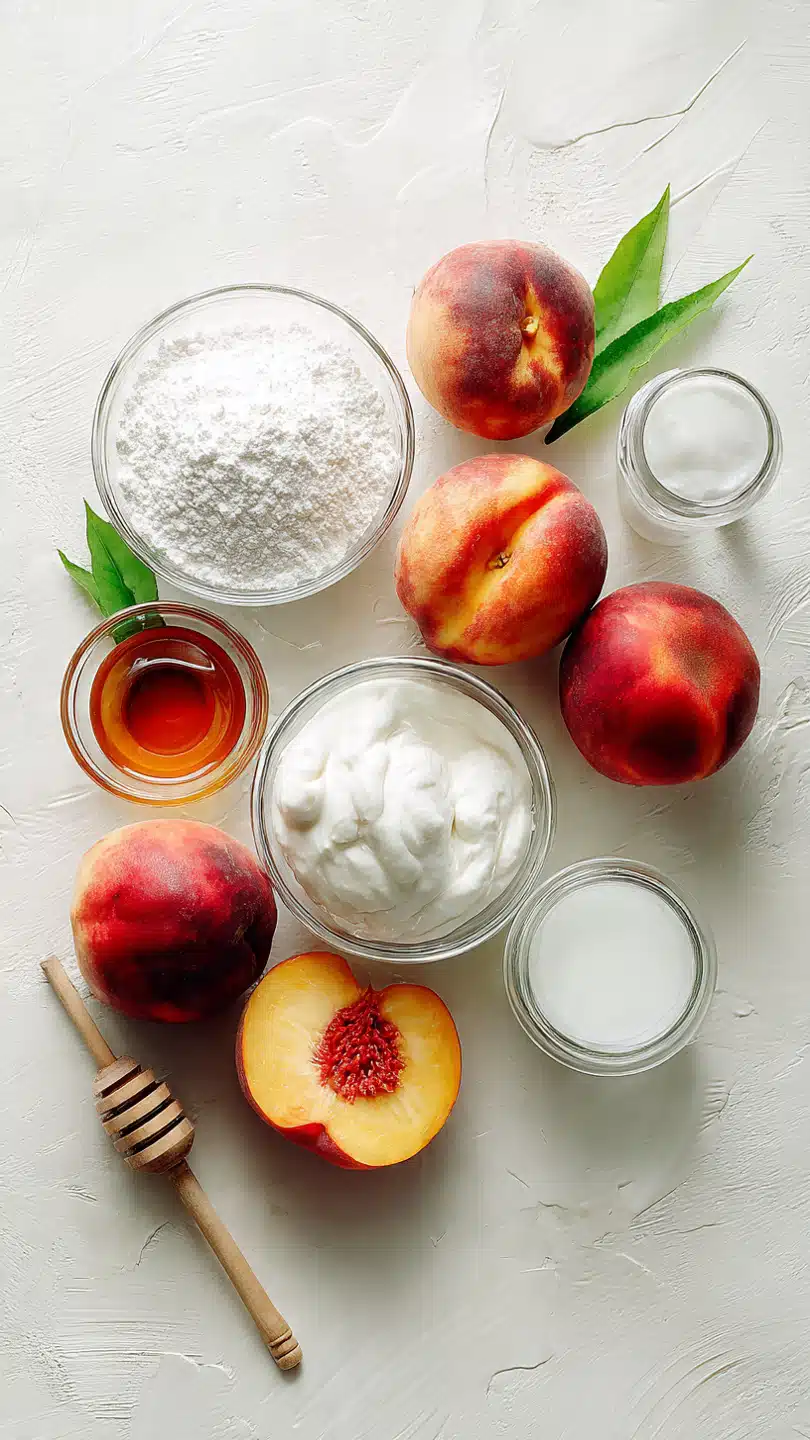 Ganzes Pfirsich-Mochi: Das perfekte glutenfreie Sommerdessert