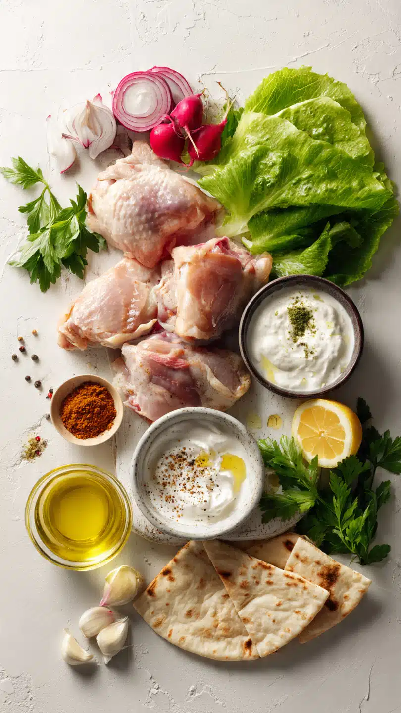 Irresistibles Hühnchen Shawarma mit Joghurtsoße leicht gemacht