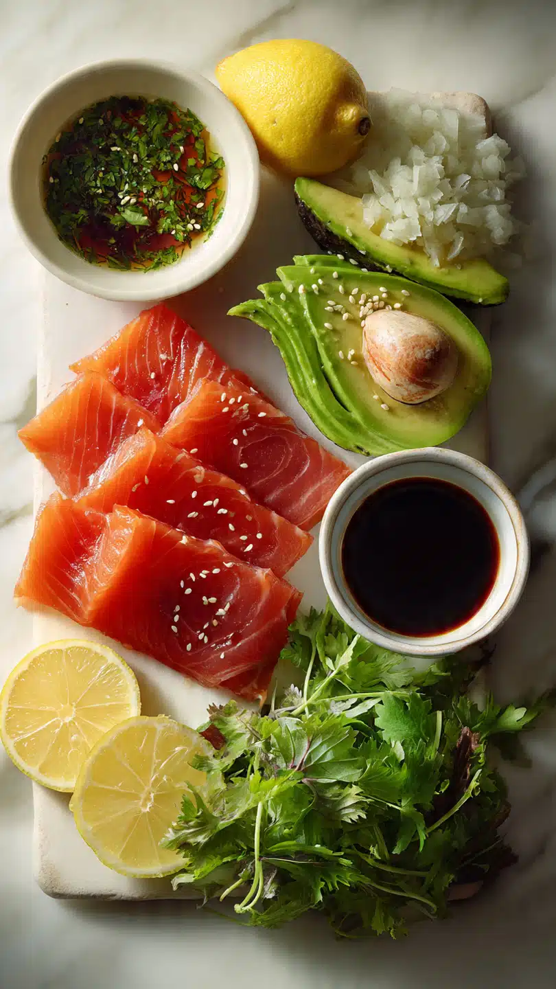 Leckeres Lachs Crudo mit Asiatischer Sauce – einfach zubereiten