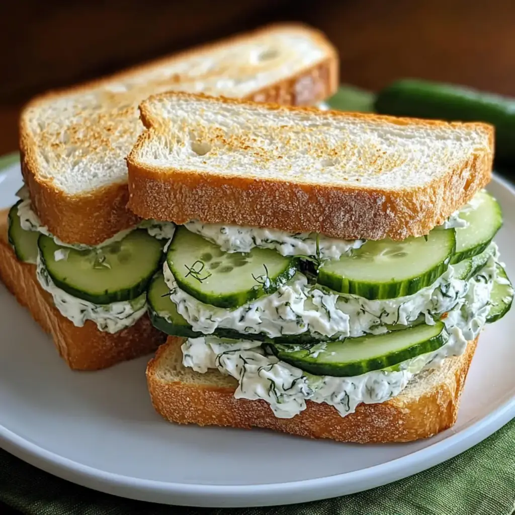 Schnelle Gurkensalat Sandwiches – Ein köstlicher, leichter Genuss