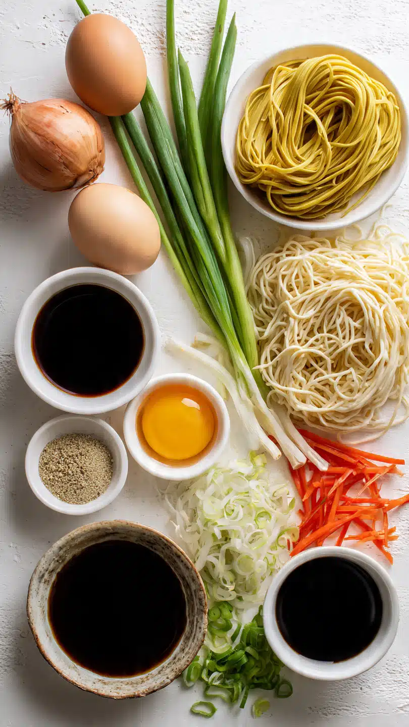 Einfache und köstliche Shrimp Chow Mein mit Spaghetti