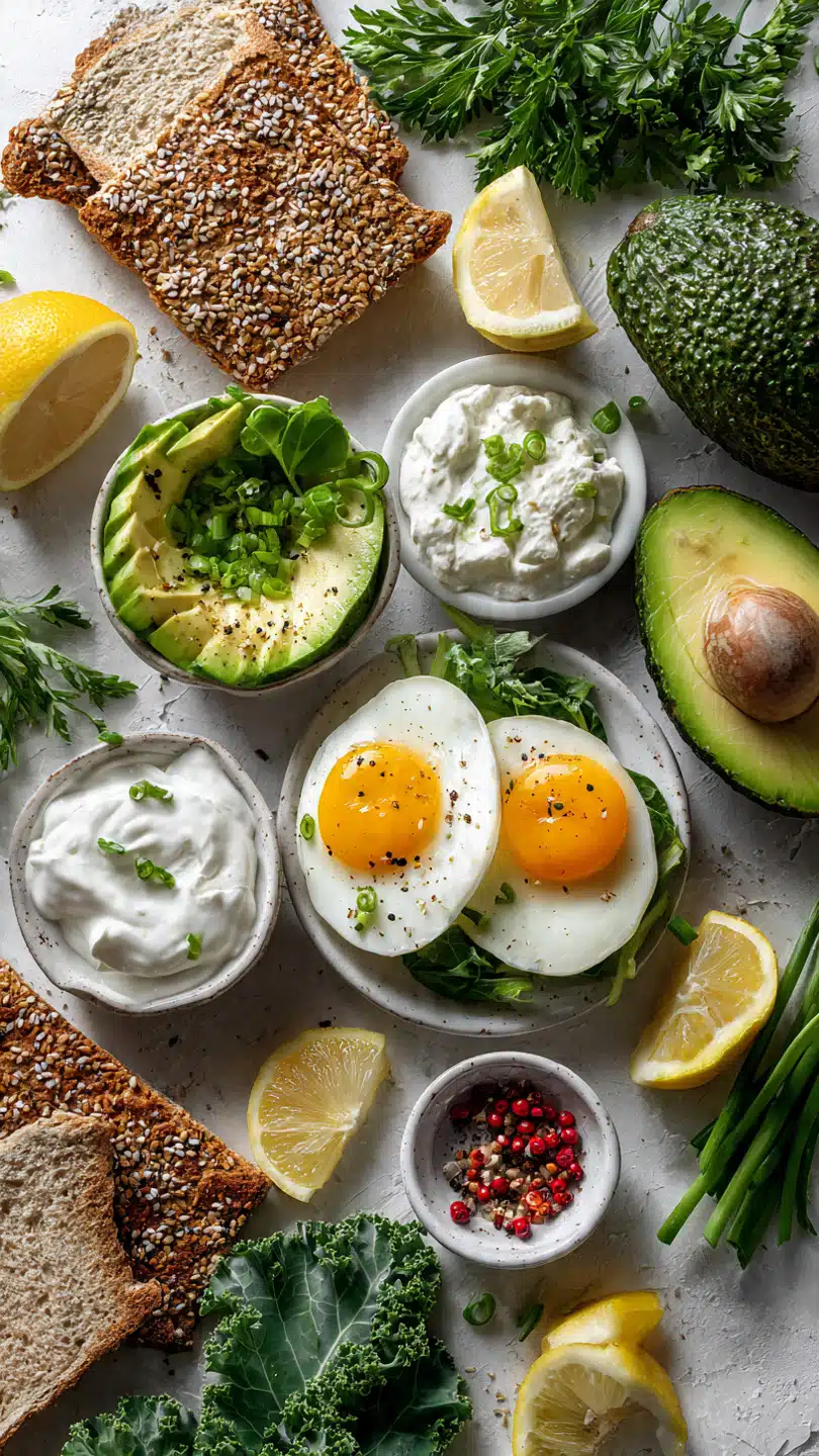 Eiersalat ohne Mayo mit Avocado - Einfach lecker