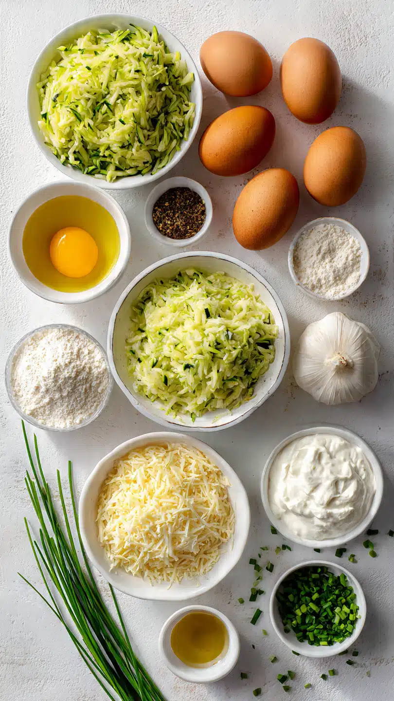 Crispy Zucchini Kartoffel Puffer für einen köstlichen Snack