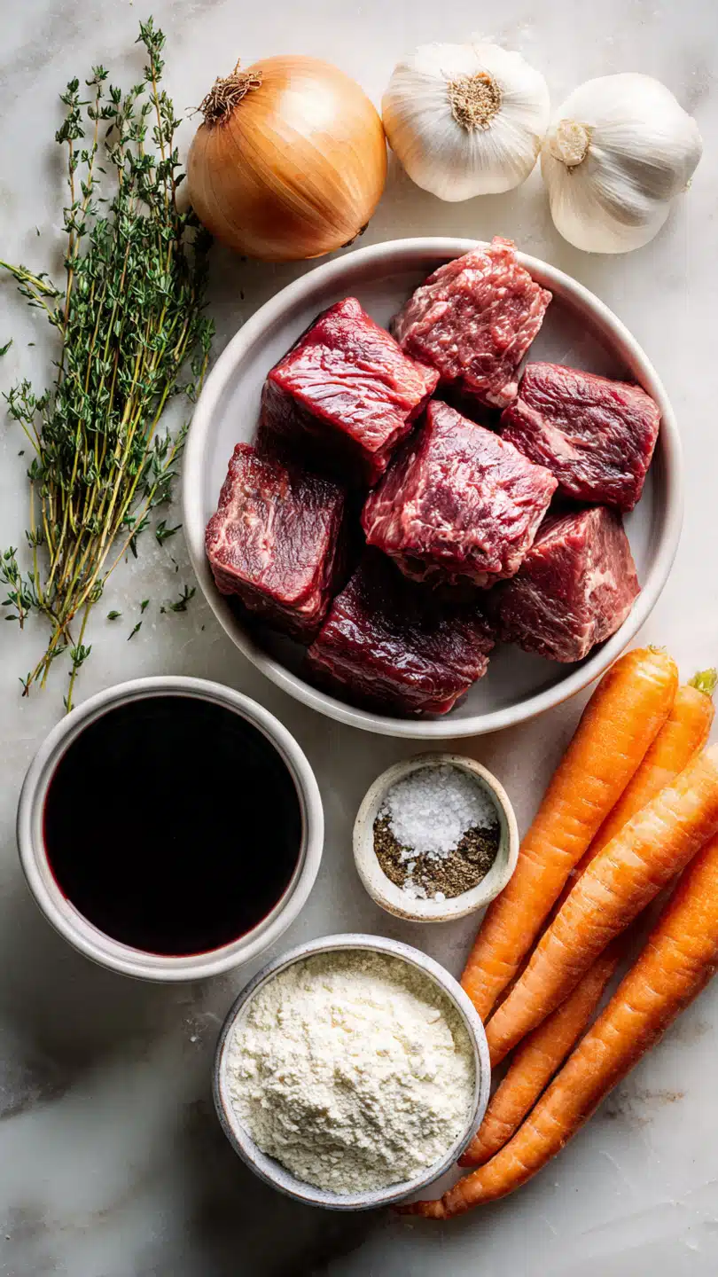 Klassisches Französisches Rindfleisch Bourguignon – Ein Köstliches Comfort Food