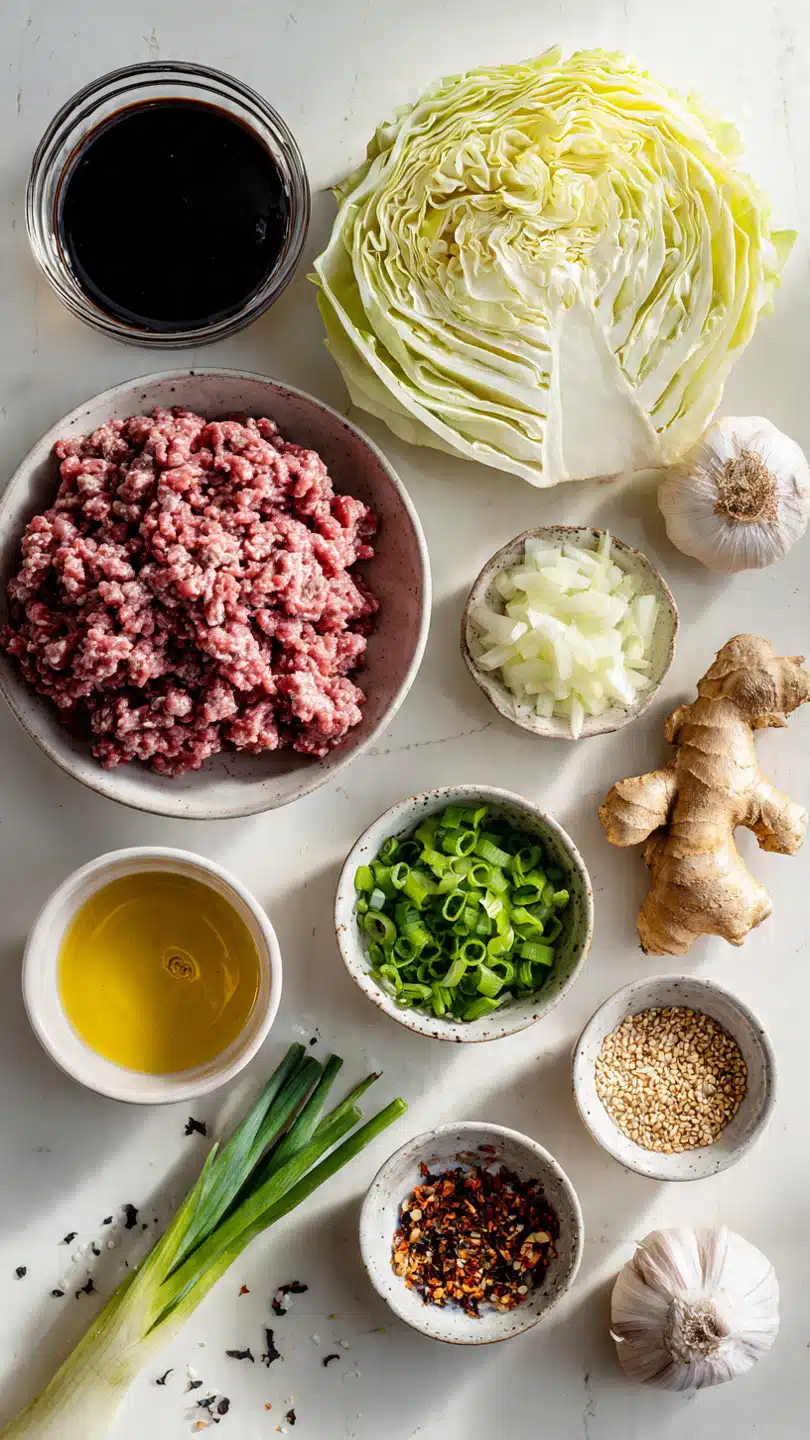 Einfaches mongolisches Hackfleisch mit Kohl - Eine köstliche Low-Carb Mahlzeit