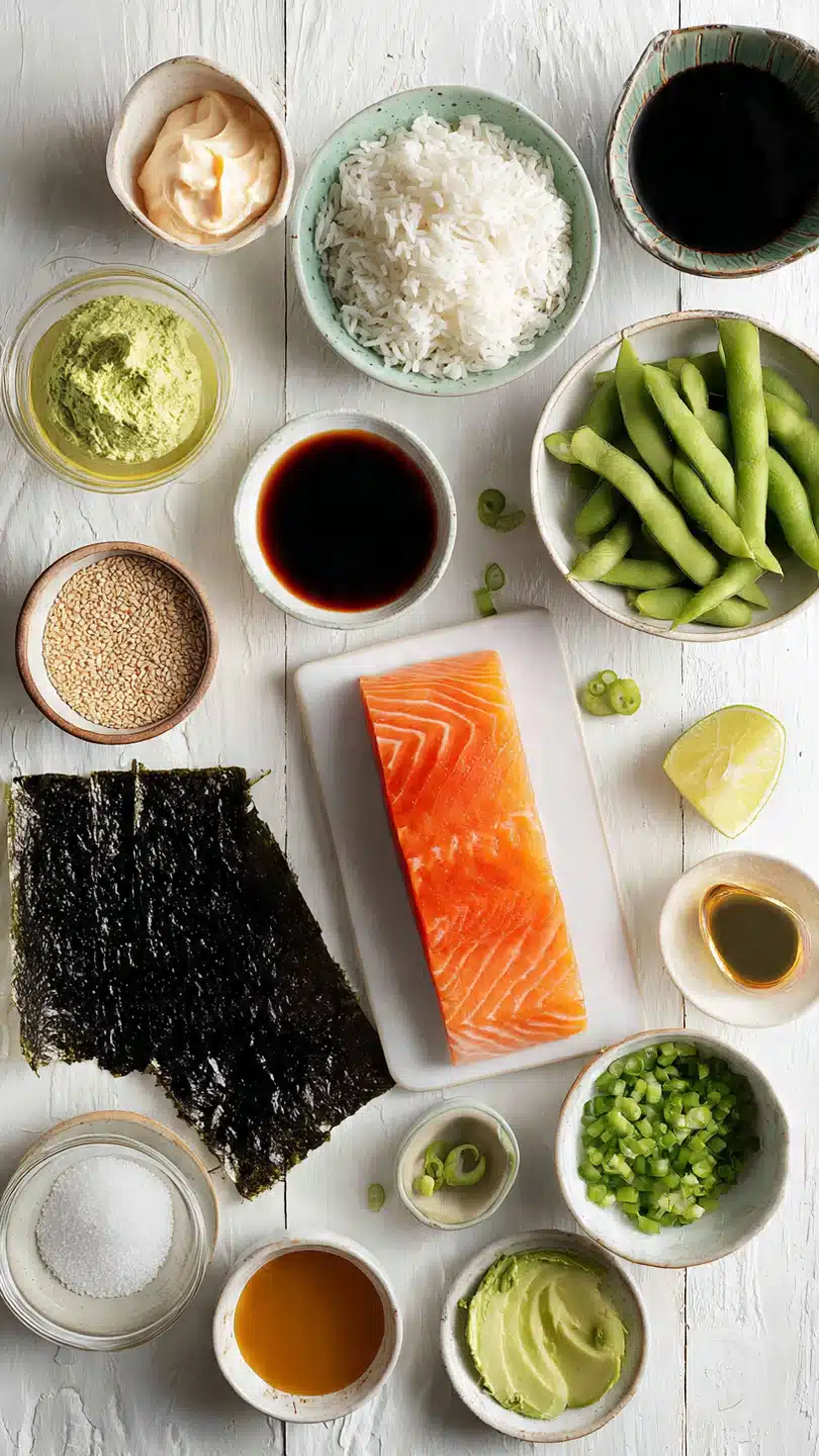 Scharfe Lachsuschi-Schalen – Ein einfaches, leckeres Gericht