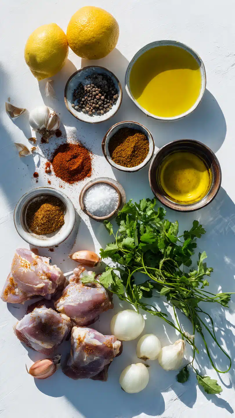 Marokkanisch gewürzte Hähnchenoberkeulen – Leckeres und einfaches Gericht