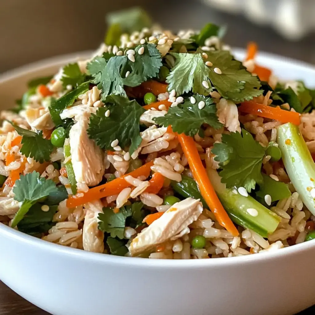 Helle und Knackige Asiatische Braune-Reis-Salat – Lecker und Gesund