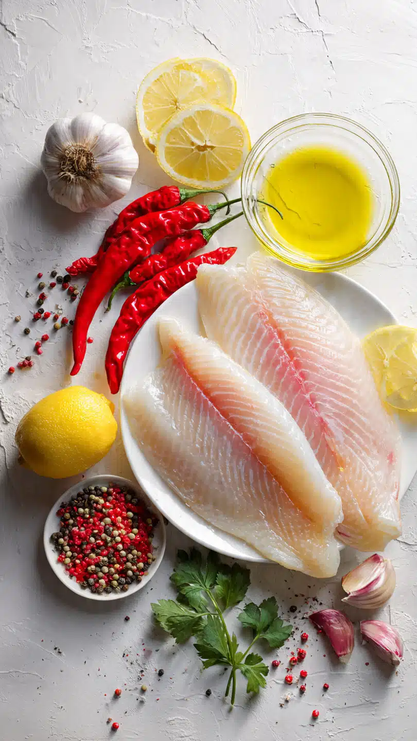 Geschmackvoller Tilapia in gerösteter Paprikasauce – einfach und lecker