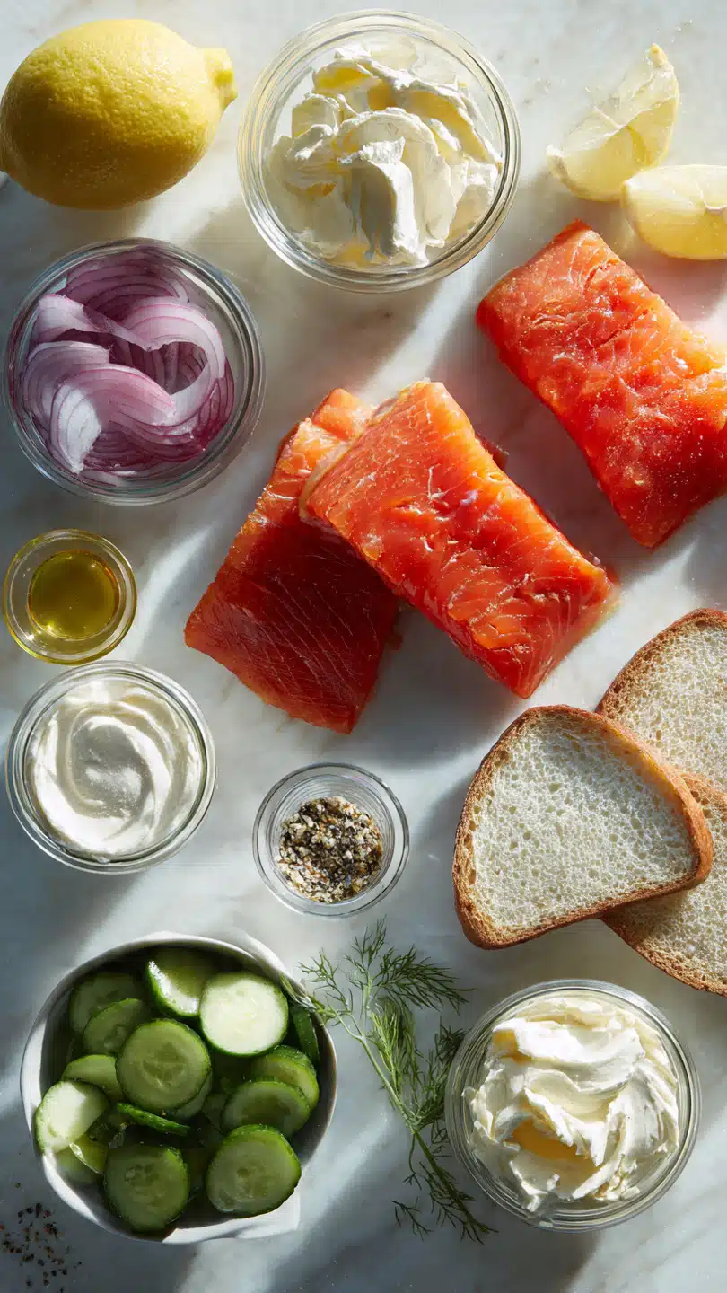 Chic Lachs- und Gurkensandwiches – Perfekt für High Tea 4 Chic Lachs- und Gurkensandwiches – Perfekt für High Tea