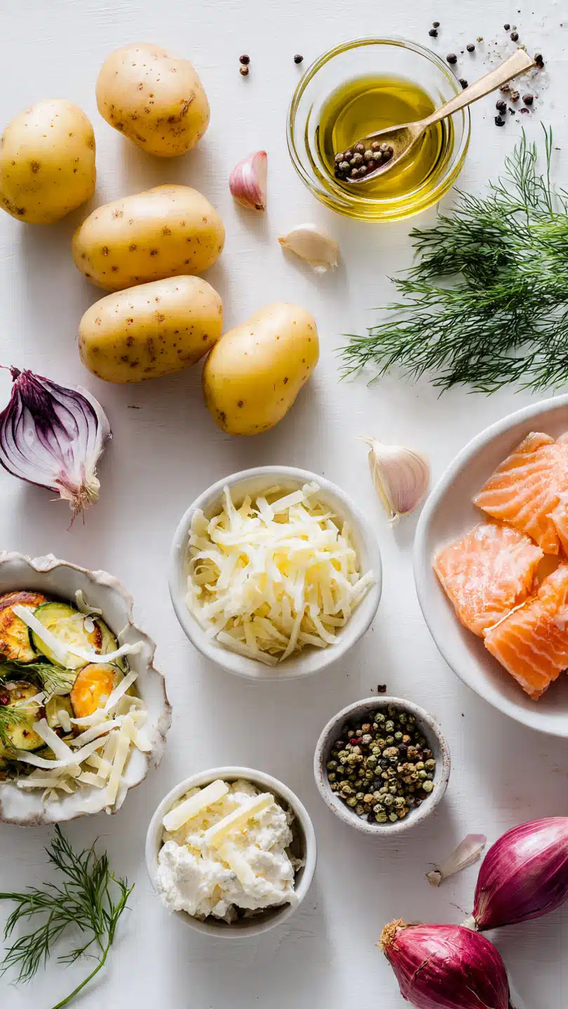 Einfache Kartoffelpizza mit geräuchertem Lachs – glutenfrei & köstlich 4 Einfache Kartoffelpizza mit geräuchertem Lachs – glutenfrei & köstlich