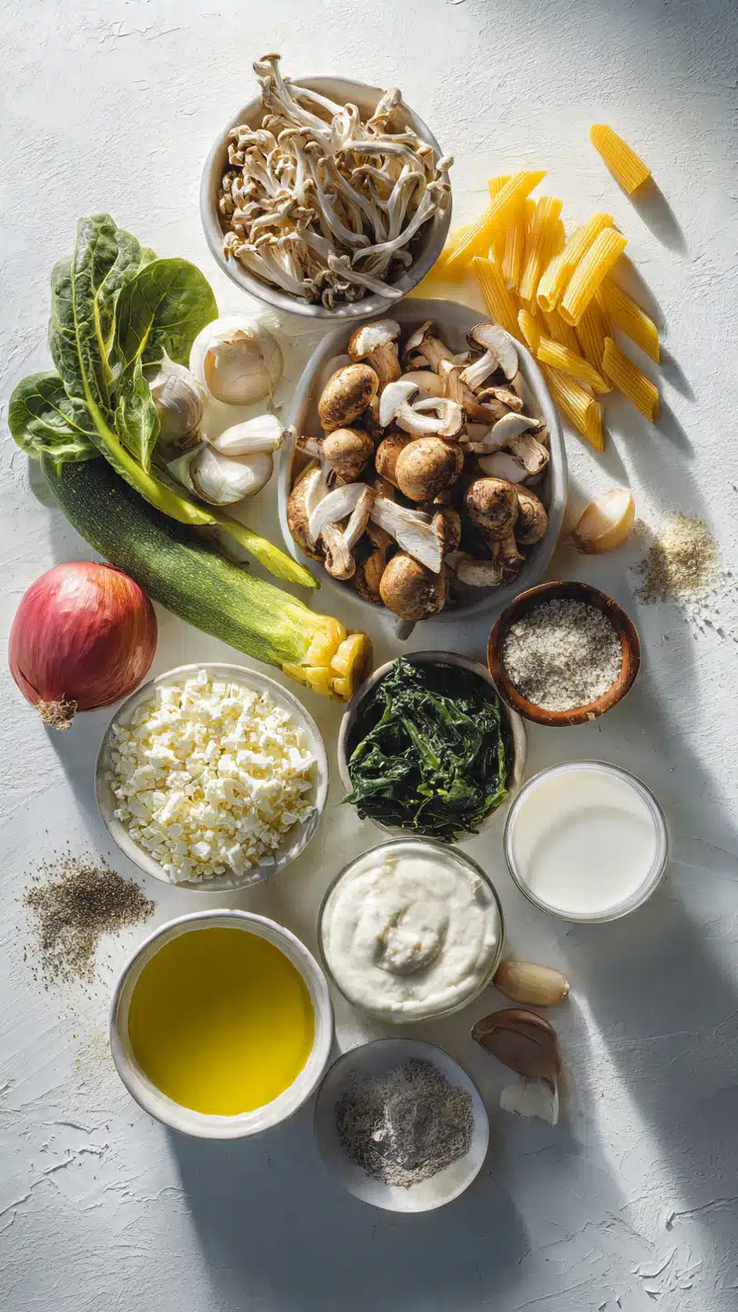 Orzo Pfanne mit Champignons und Spinat - Einfache, leckere Comfort Food 4 Orzo Pfanne mit Champignons und Spinat - Einfache, leckere Comfort Food