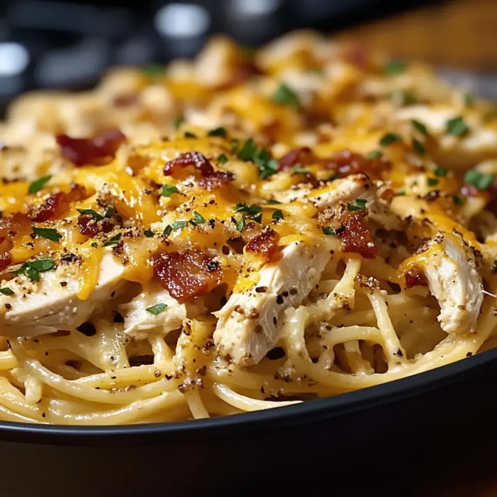 Monterey Hühnchen Spaghetti für den perfekten Komfort