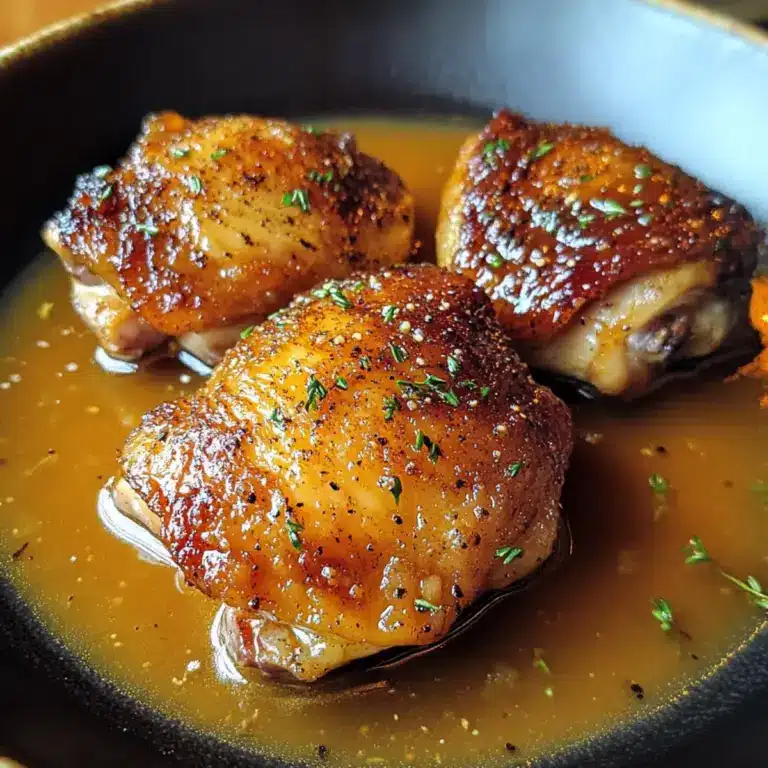 Knuspriges Hähnchen mit Jus – das perfekte Abendessen