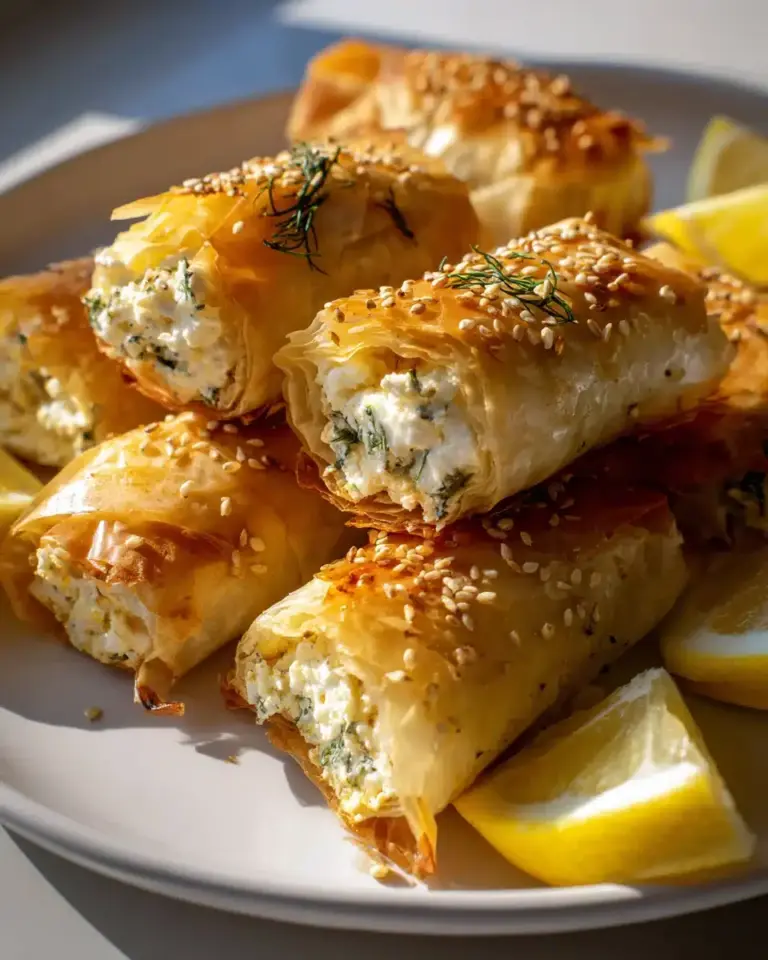 Feta Rolls Ofengebacken: Knusprig und lecker genießen