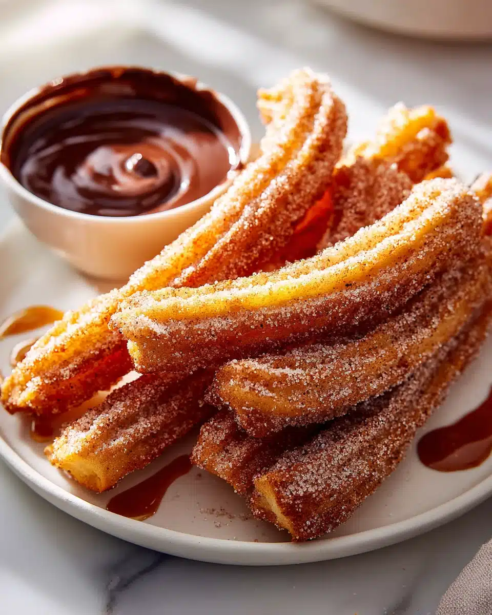 Churros aus der Heißluftfritteuse für knusprigen Genuss 4 Churros aus der Heißluftfritteuse für knusprigen Genuss