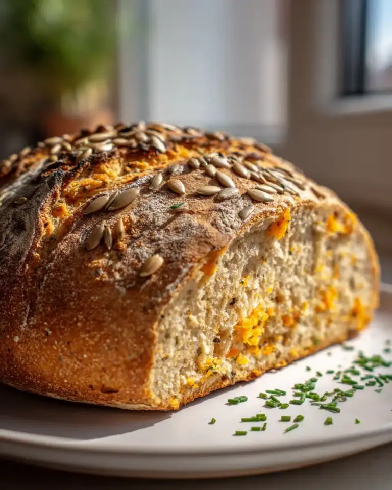 Leckeres Dinkel-Joghurt-Möhrenbrot mit saftigem Teig