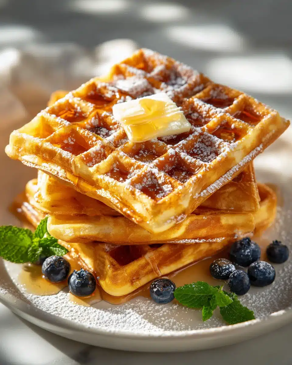 Knusprige Hefewaffeln: Luftig und goldbraun gebacken 4 Knusprige Hefewaffeln: Luftig und goldbraun gebacken