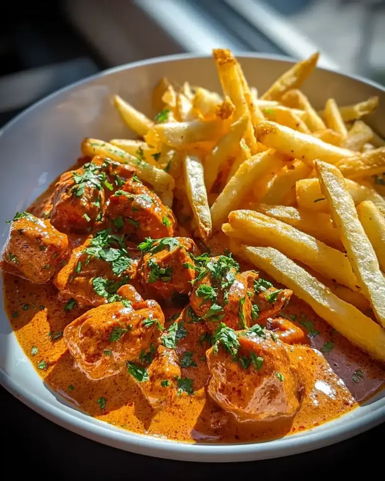 Butter Chicken Knoblauchsauce Pommes: Ein unwiderstehliches Gericht