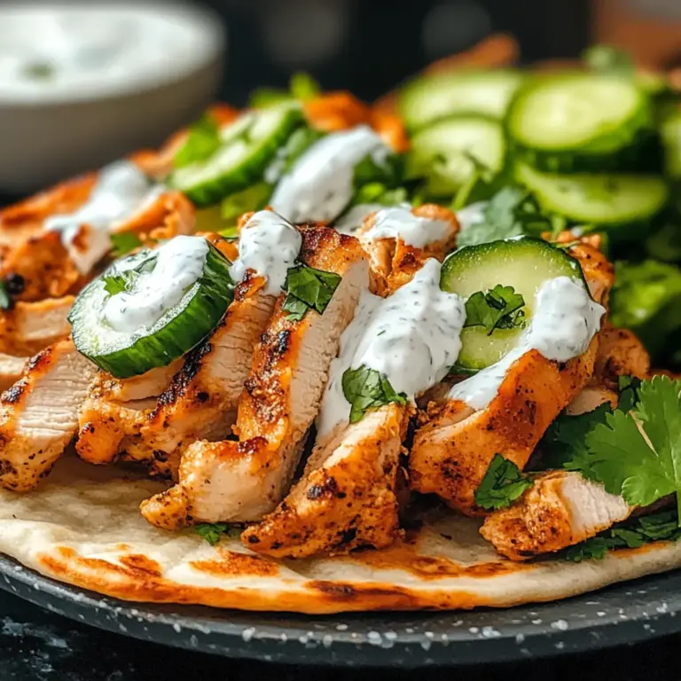 Irresistibles Hühnchen Shawarma mit Joghurtsoße leicht gemacht