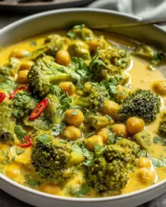 Brokkoli Kichererbsen Curry