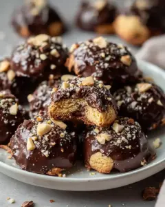 Rocher Plätzchen Nougat Schoko Weihnachtskekse