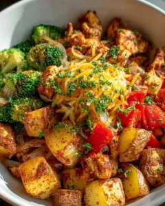 Knusprige Kartoffel-Hähnchen-Bowl – eine Geschmacksexplosion!
