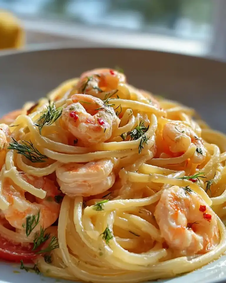 Spaghetti mit Garnelen in Frischkäsesauce – Schnelles Pastaglück!