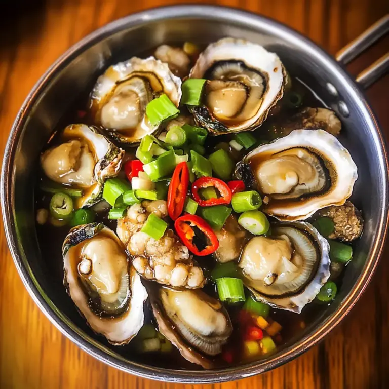 Austern Rezept ohne Schale – Sojasauce Austern Genuss