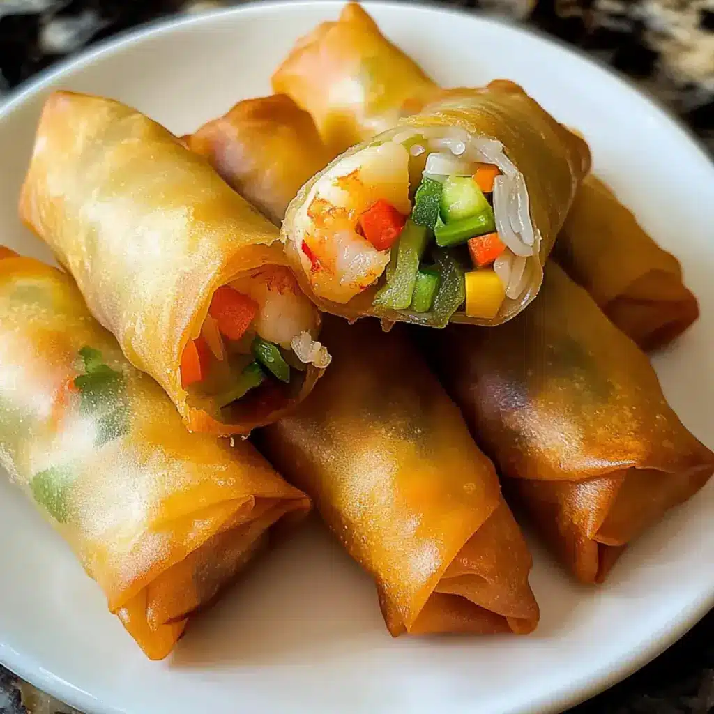 Köstliche Chinesische Garnelenfrühlingsrollen – Einfach und Knusprig