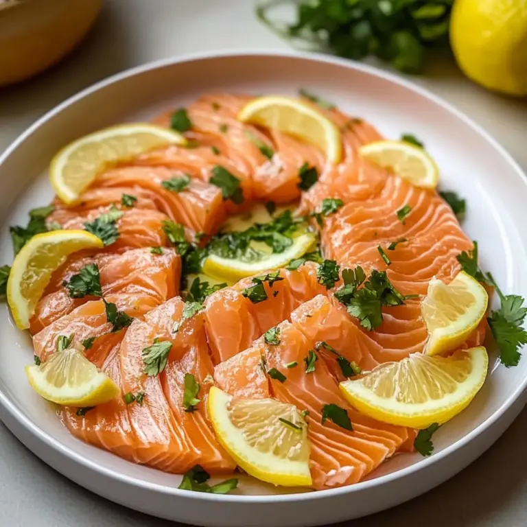 Leckeres Lachs Crudo mit Asiatischer Sauce – einfach zubereiten