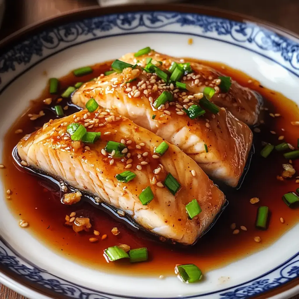 Pochierter Fisch mit Sojasoße: 10-minütiges, köstliches Rezept