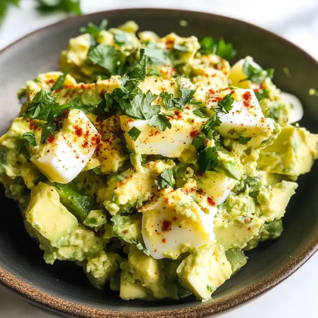 Eiersalat ohne Mayo mit Avocado – Einfach lecker