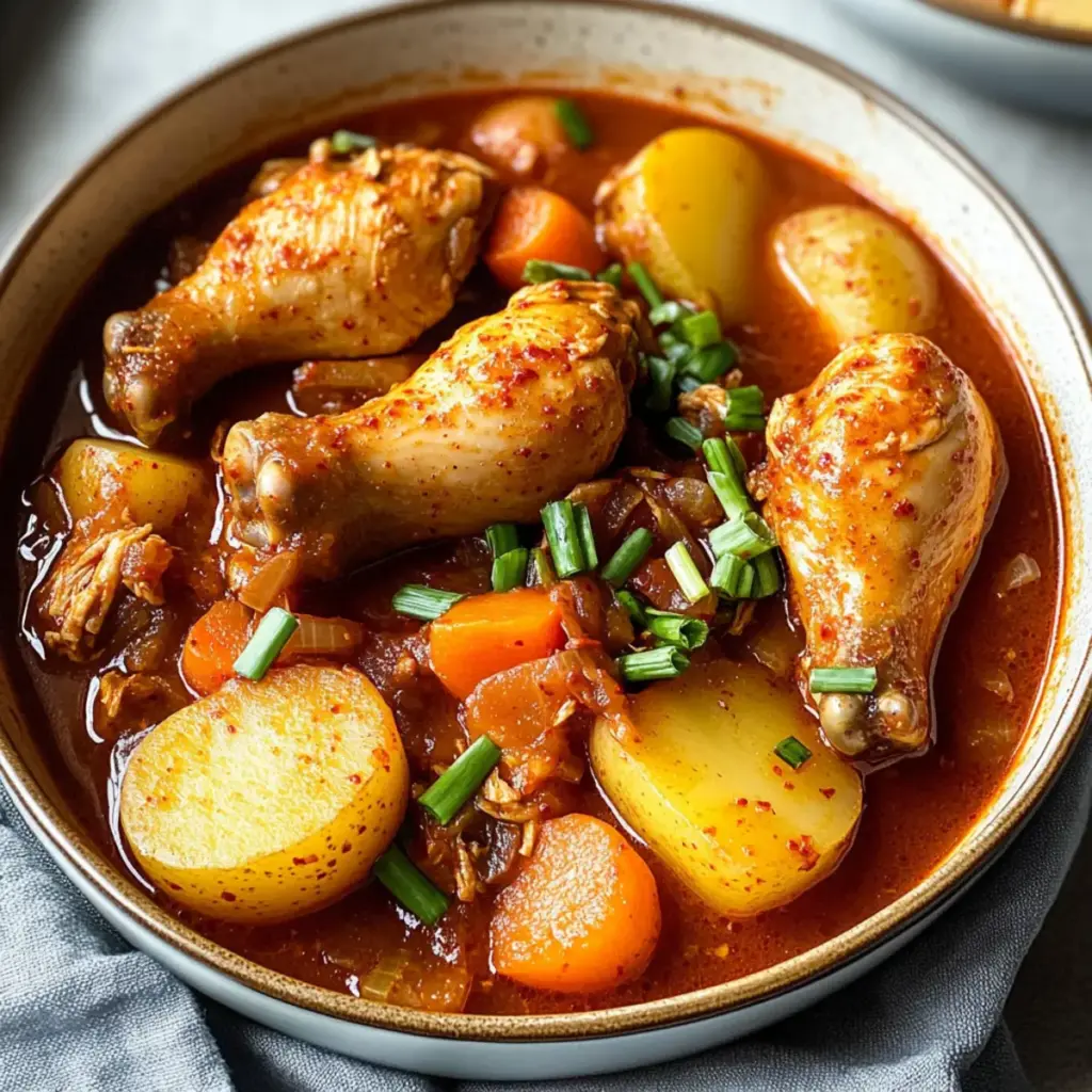 Dakbokkeumtang – Scharfer koreanischer Hühner-Eintopf