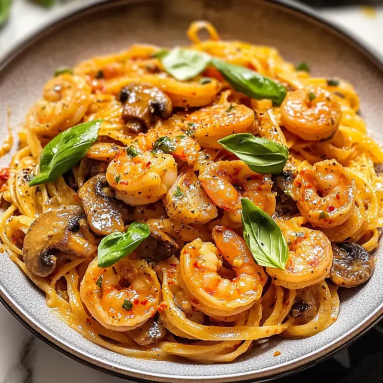 Cremige Gochujang Garnelen Pasta – einfach und köstlich