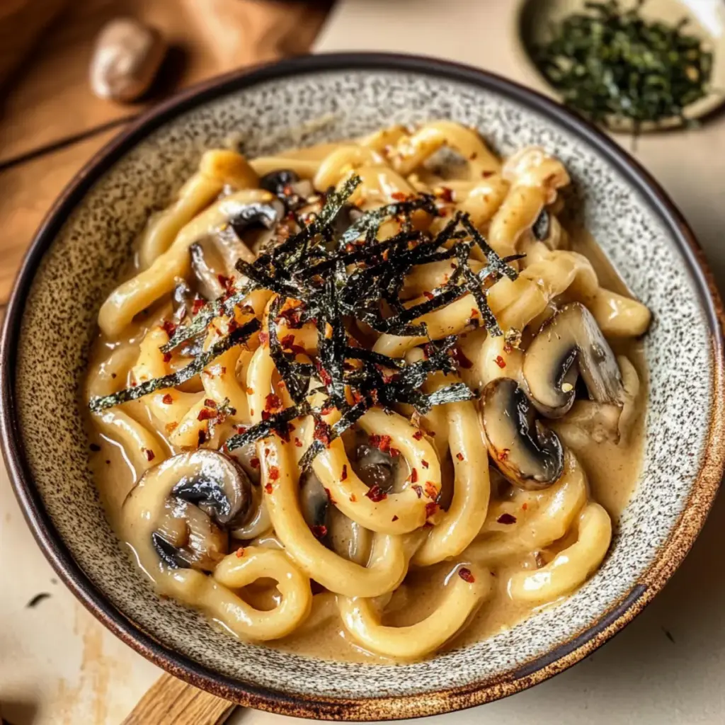 Cremige Miso Udon für schnellen Genuss – Ein umami-reiches Gericht