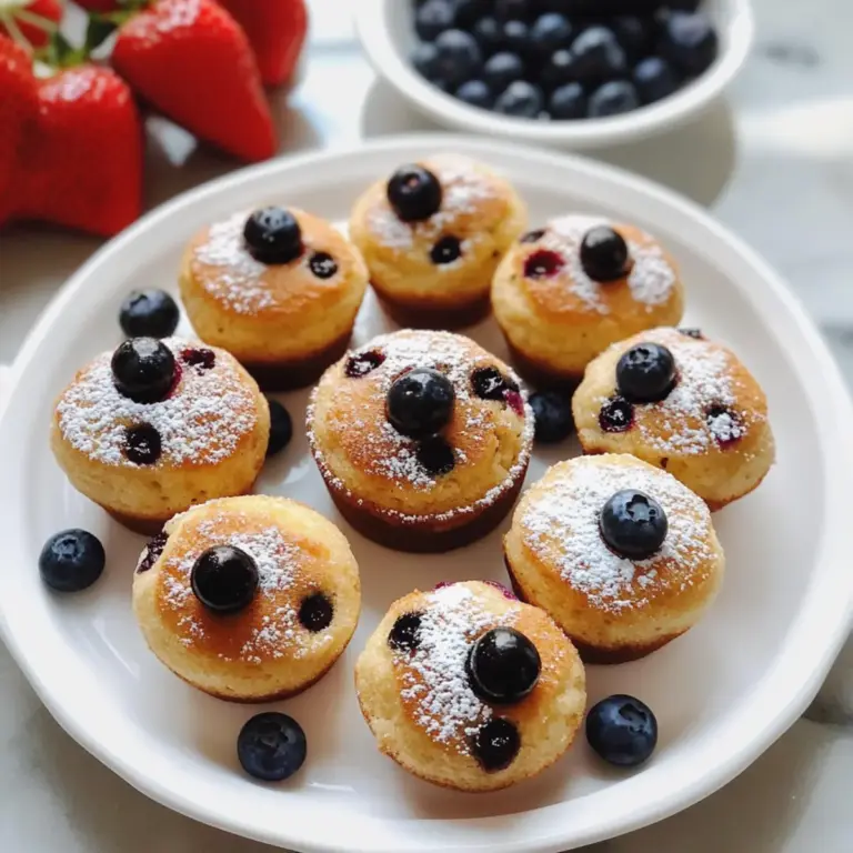 Einfache Pfannkuchen Mini Muffins für jeden Tag