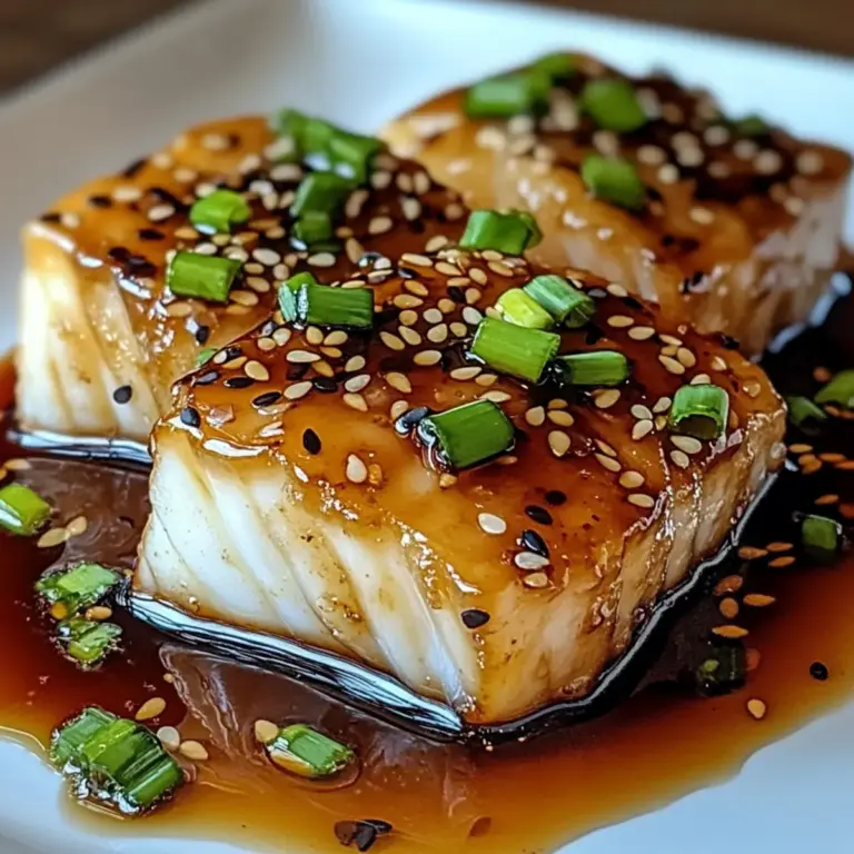 Asiatische Ingwer Soja Glasiertes Kabeljau – Einfaches & Köstliches Abendessen